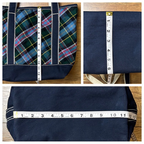 Lands End Canvas Open Tote Bag & Wristlet - Picture 9 of 16